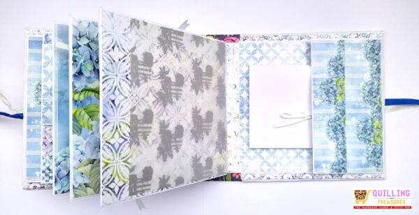 Birthday Scrapbook - Blue themed image