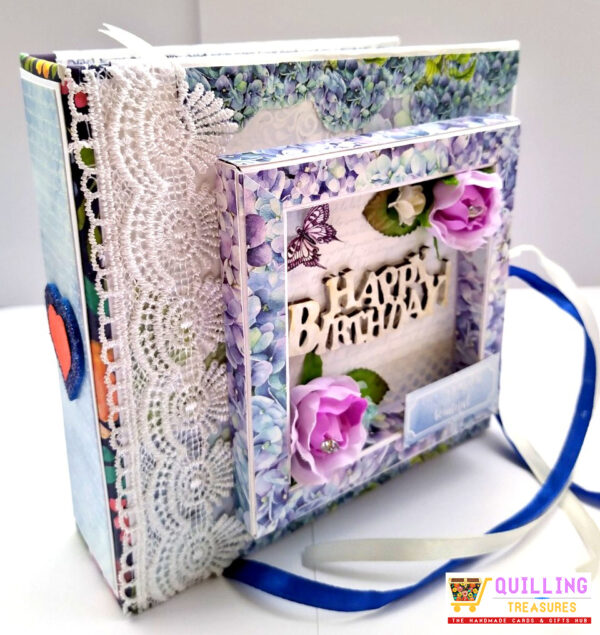 Birthday Scrapbook - Blue themed image