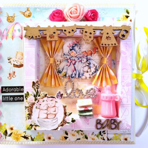 Sparkling Unisex Baby Scrapbook