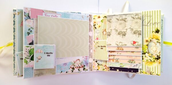 Sparkling Unisex Baby Scrapbook