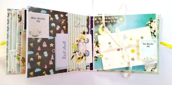 Sparkling Unisex Baby Scrapbook
