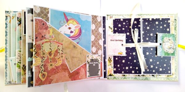 Sparkling Unisex Baby Scrapbook