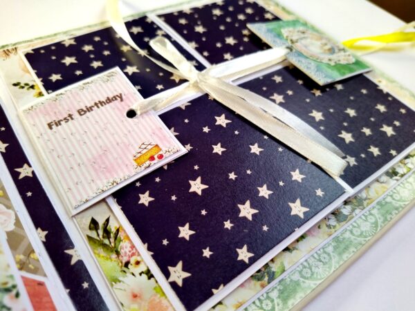 Sparkling Unisex Baby Scrapbook