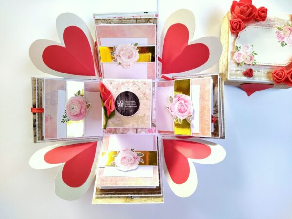 Love and Birthday Red Explosion Box image