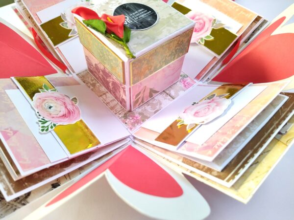 Love and Birthday Red Explosion Box image
