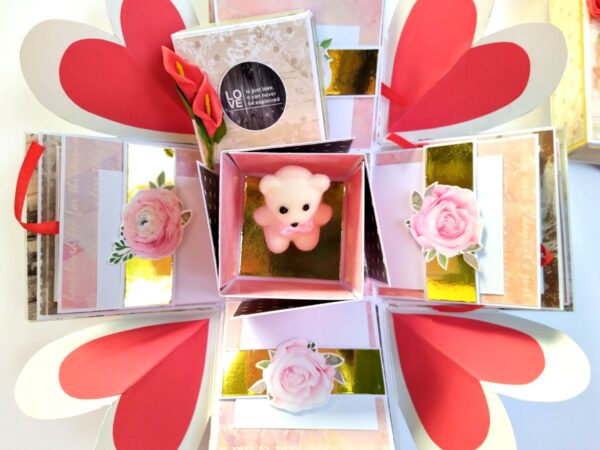 Love and Birthday Red Explosion Box image