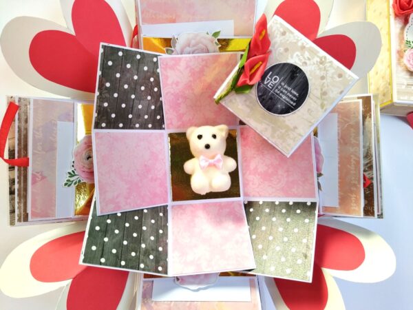 Love and Birthday Red Explosion Box image