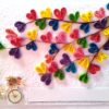 Quilled Colorful Hearts Tree Greeting Card image