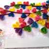 Quilled Colorful Hearts Tree Greeting Card image