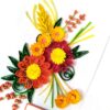 Sparkling Quilled Assorted Flowers Card image