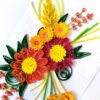 Sparkling Quilled Assorted Flowers Card image