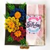 Mini Quilled Flowers Drawer Card - D2 image