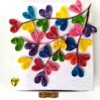 Mini Quilled Hearts Drawer Card - DH1 image