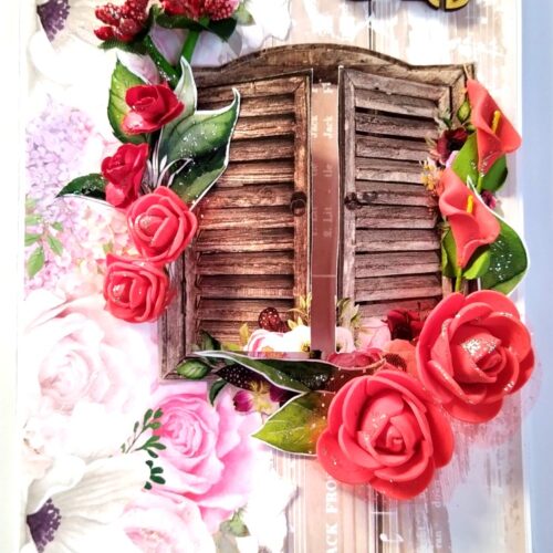 Love/Anniversary Mini Scrapbook Greeting Card image
