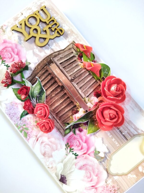 Love/Anniversary Mini Scrapbook Greeting Card image