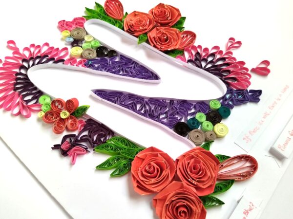 Quilled N Customised Greeting card image