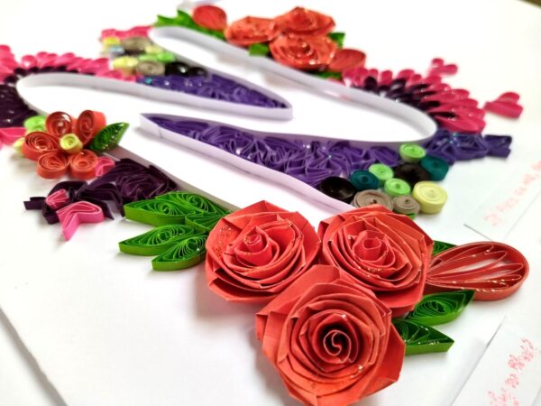 Quilled N Customised Greeting card image
