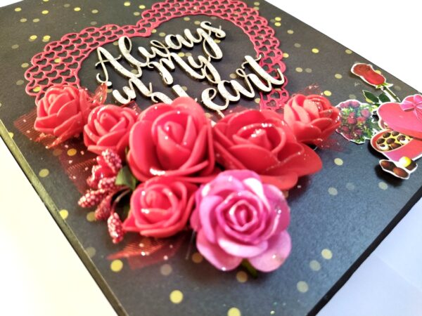 Sparkling Red Birthday / Anniversary Scrapbook - D1 image