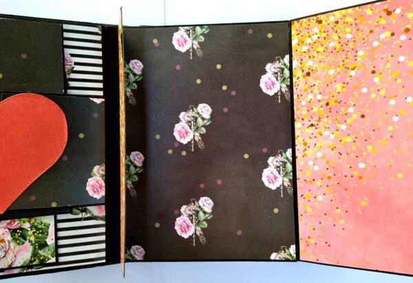 Sparkling Red Birthday / Anniversary Scrapbook - D1 image