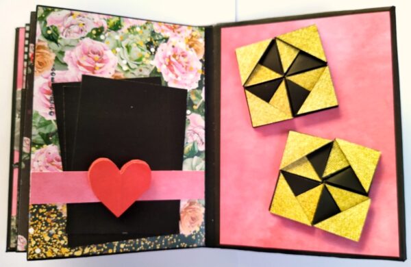 Sparkling Red Birthday / Anniversary Scrapbook - D1 image