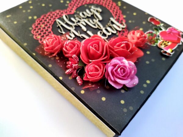 Sparkling Red Birthday / Anniversary Scrapbook - D1 image