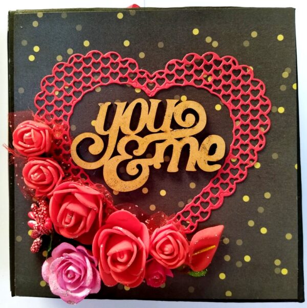 Sparkling Red Birthday / Anniversary Scrapbook - D2 image