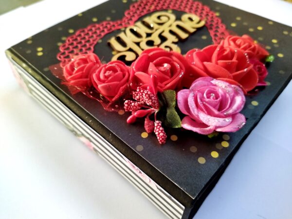 Sparkling Red Birthday / Anniversary Scrapbook - D2 image