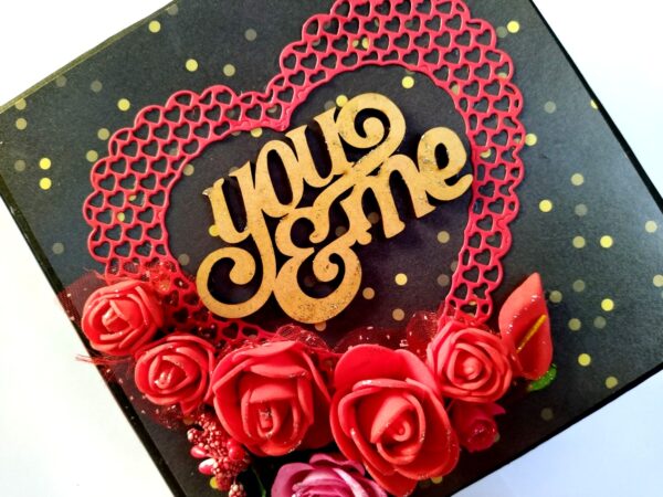Sparkling Red Birthday / Anniversary Scrapbook - D2 image