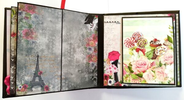 Sparkling Red Birthday / Anniversary Scrapbook - D2 image