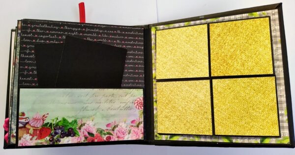 Sparkling Red Birthday / Anniversary Scrapbook - D2 image