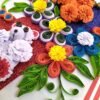Sparkling Quilled Teddies Flowers Greeting card image