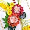 Sparkling Quilled Assorted Flowers Card image