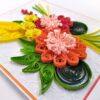 Sparkling Quilled Assorted Flowers Card image