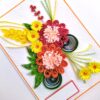 Sparkling Quilled Assorted Flowers Card image