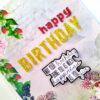 A4 size Happy Birthday Mini Scrapbook Card image