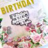A4 size Happy Birthday Mini Scrapbook Card image