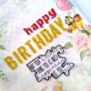 A4 size Happy Birthday Mini Scrapbook Card image