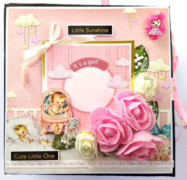 Sparkling Baby Girl Scrapbook image