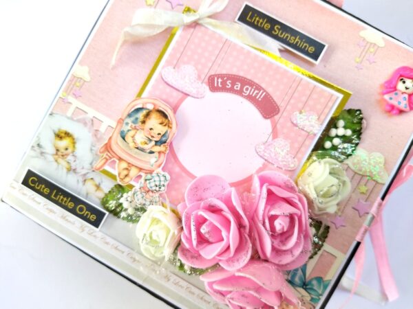 Sparkling Baby Girl Scrapbook image