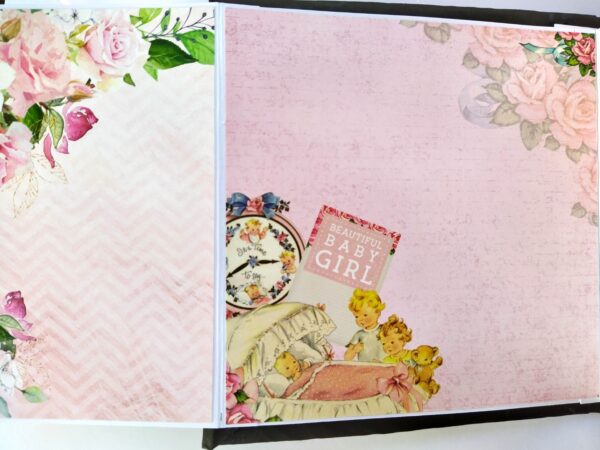 Sparkling Baby Girl Scrapbook image