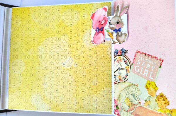 Sparkling Baby Girl Scrapbook image