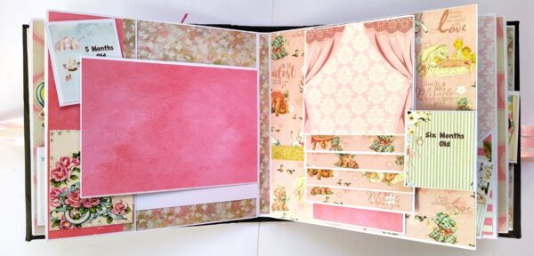 Sparkling Baby Girl Scrapbook image