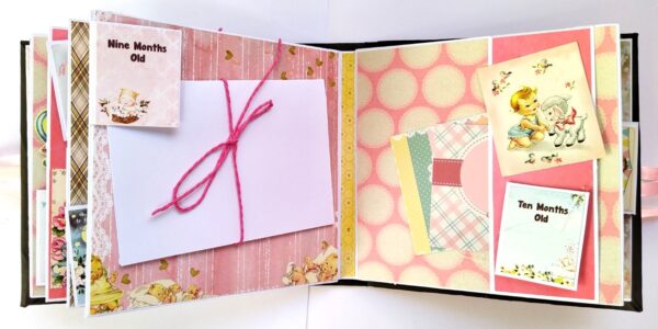 Sparkling Baby Girl Scrapbook image