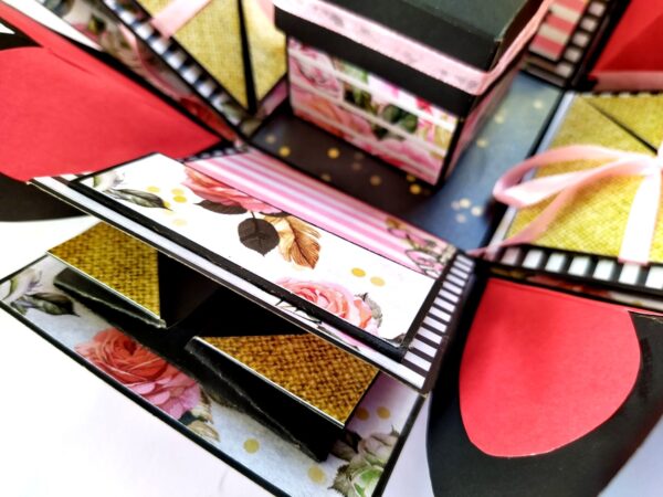 2 layered Love and Birthday Explosion box image