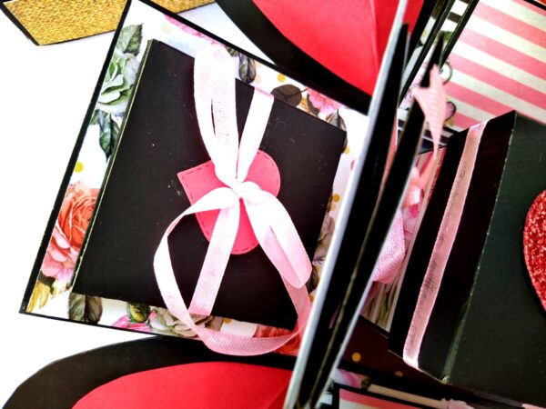 2 layered Love and Birthday Explosion box image
