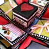 2 layered Love and Birthday Explosion box image