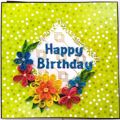 Sparkling Birthday Zigzag Mini Scrapbook image