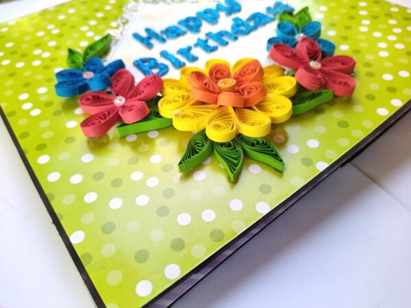 Sparkling Birthday Zigzag Mini Scrapbook image