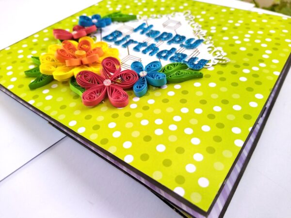 Sparkling Birthday Zigzag Mini Scrapbook image