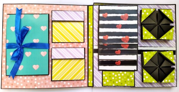 Sparkling Birthday Zigzag Mini Scrapbook image
